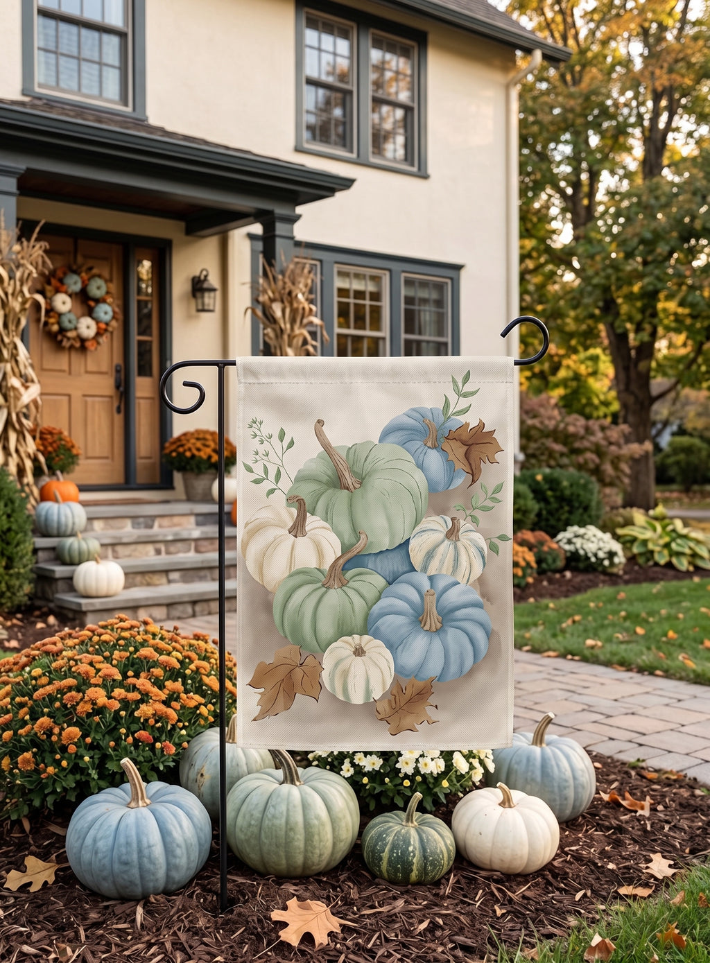 Heirloom Pumpkin Garden Flag