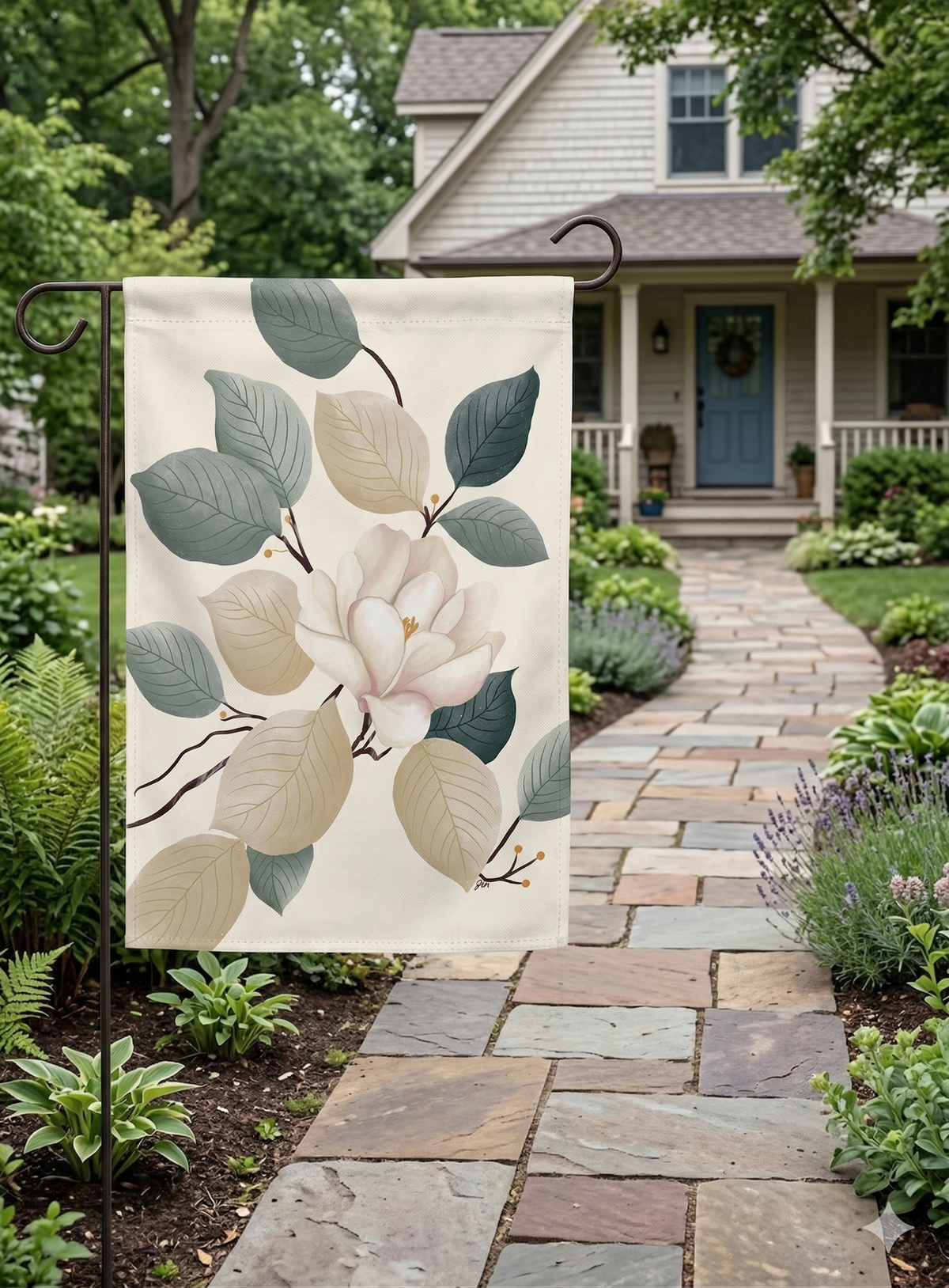 Magnolia Breeze Garden flag