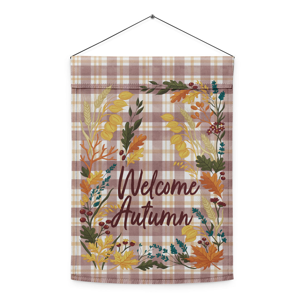 Welcome Autumn Garden flag