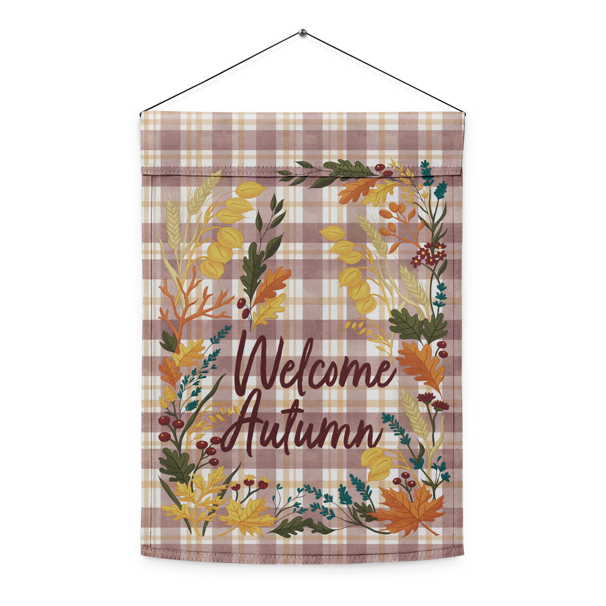 Welcome Autumn Garden flag