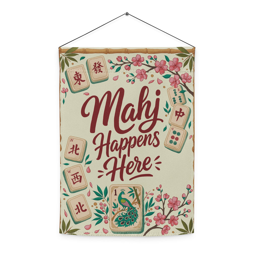 Mah Jongg Garden Flag