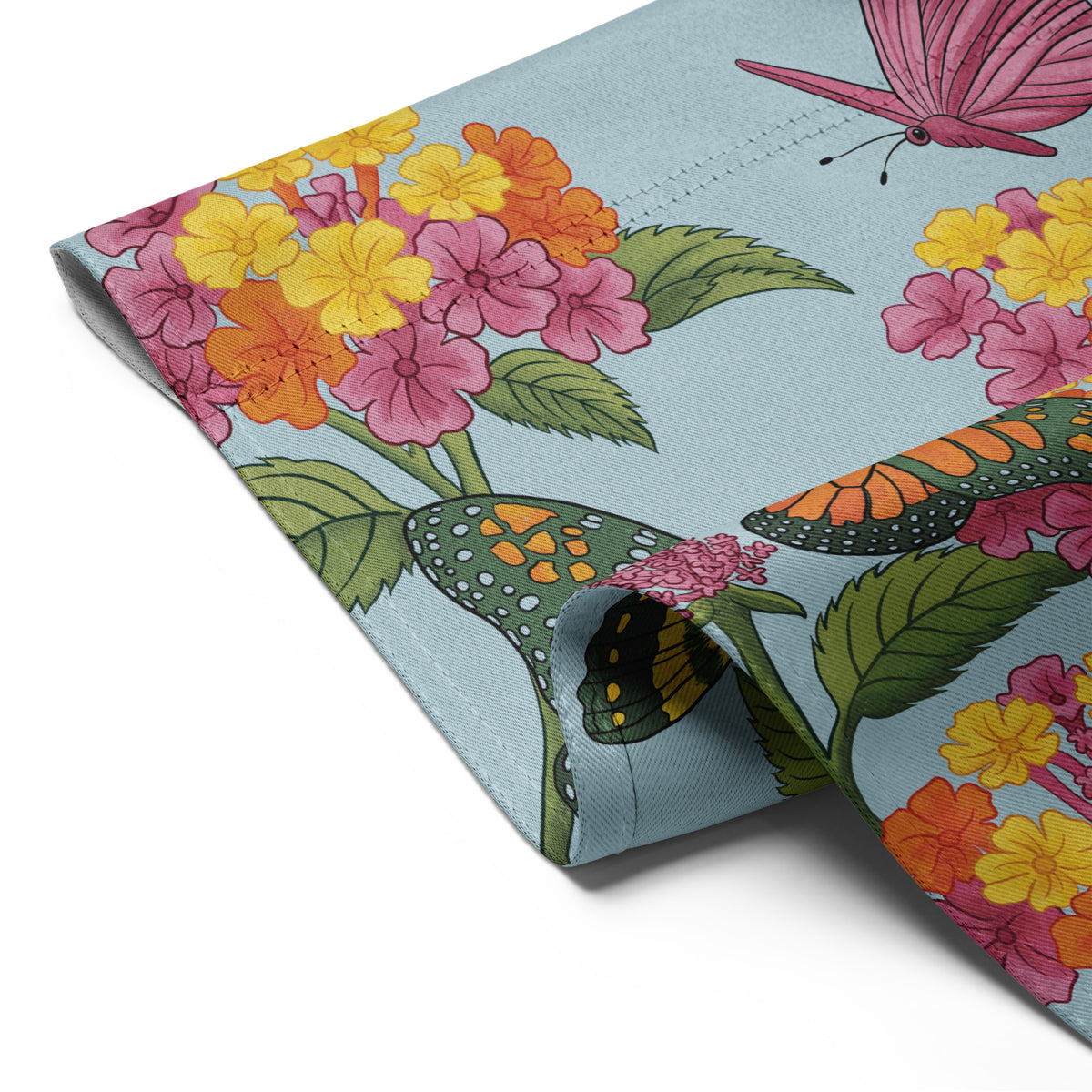 Lantana & Butterflies Garden Flag